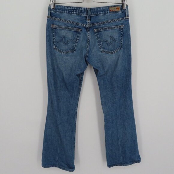 AG Adriano Goldschmied Womens 28 R The Club Bootcut Denim Jeans Cotton Blend - Picture 5 of 12